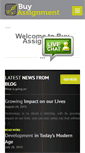 Mobile Screenshot of buyassignment.net